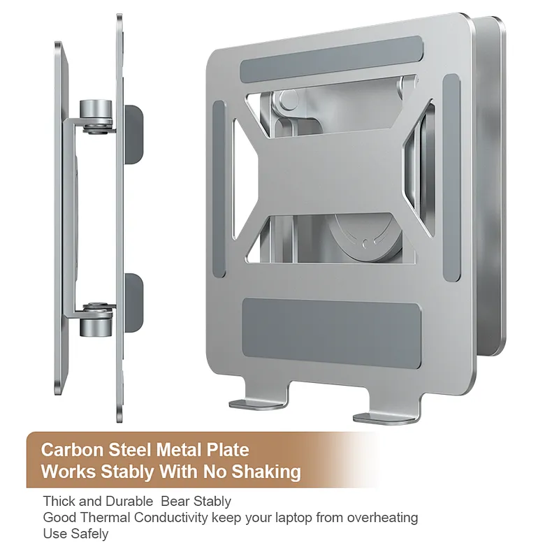 360 degree rotating thickened metal aluminium adjustable foldable laptop stand